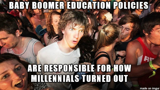 Overheard a group of baby boomers complaining about millennials and it finally occurred to me