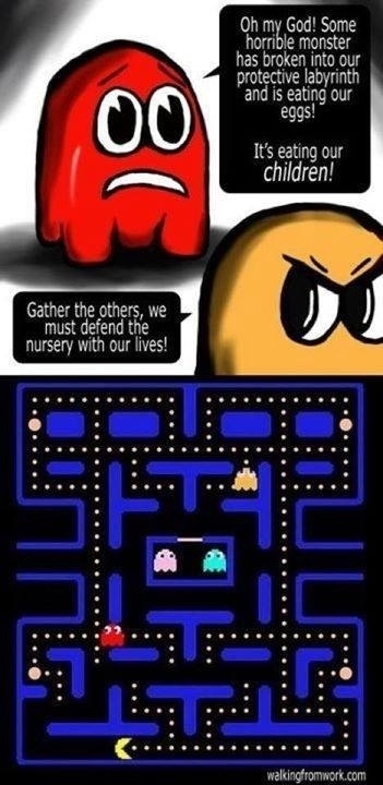 Pacman is a monster