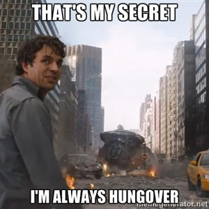 People always ask me how I can drink during the week and still show up to work on time without a hangover
