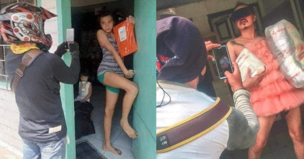 People in the Philippines take proof of delivery to new level