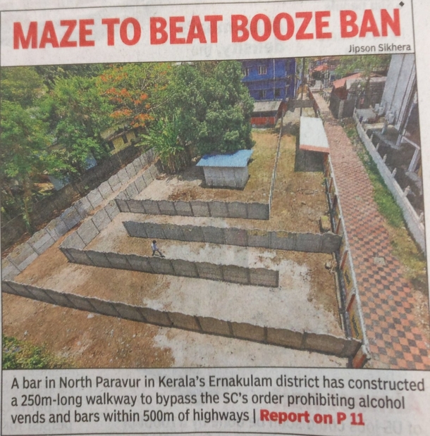 Pic #1 - Complete maze to get drunk