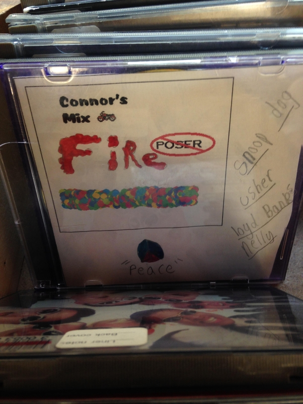 Pic #1 - Connors mix Fire Found at my local library in the free cds bin