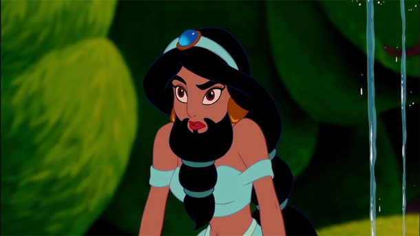 Pic #1 - Disney Princesses with beards