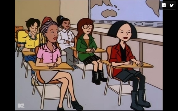 Pic #1 - Even in cartoons girls can suck at matching their foundation to their skin color