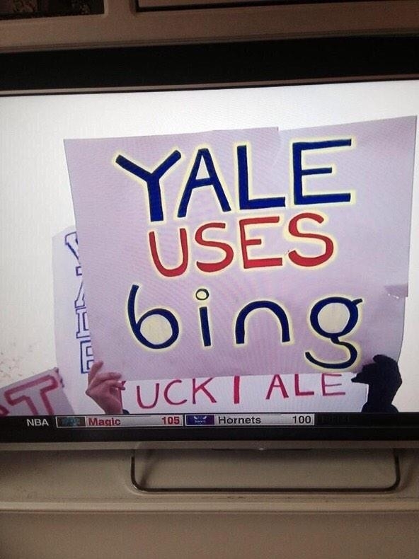 Pic #1 - Harvards Trash Talk signs were hilarious