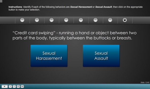 Pic #1 - I am getting very specific sexual harassment training I work for the government