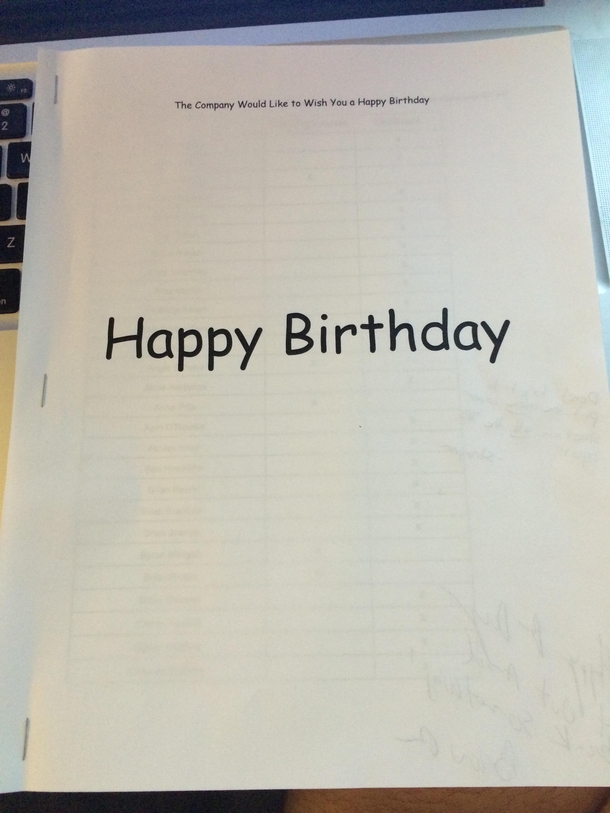 Pic #1 - I just received this birthday card