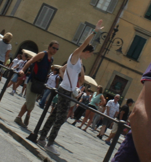 Pic #1 - I took a bunch of out of context photos while I was by the Leaning Tower of Pisa Italy