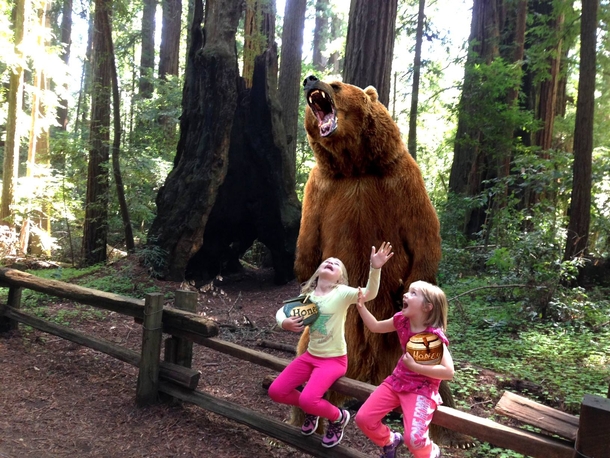 Pic #1 - Im a dad that takes my little girls to the woods then photoshops them into extreme adventures pt
