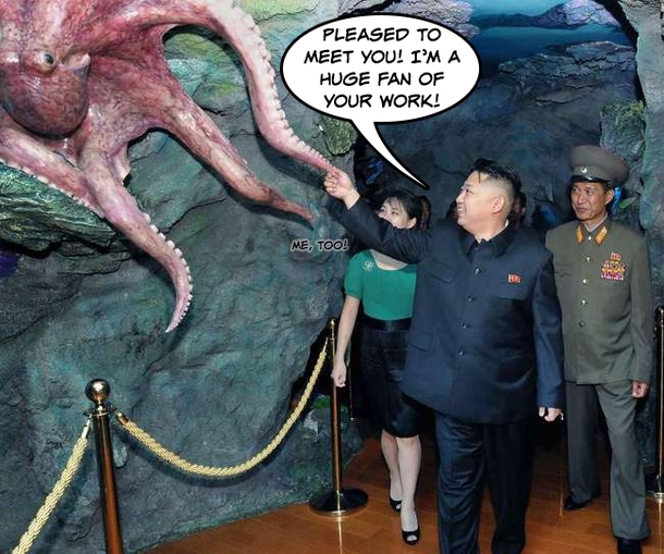 Pic #1 - Kim Jong-un Looking at Things