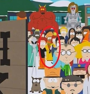 Pic #1 - Muhammad Hidden in South Park opening credits