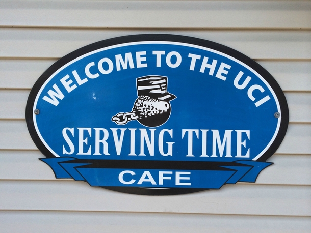 Pic #1 - Our local prison opened a cafe on site to the public where the inmates make and serve all the food Im surprised the name of the cafe got approved