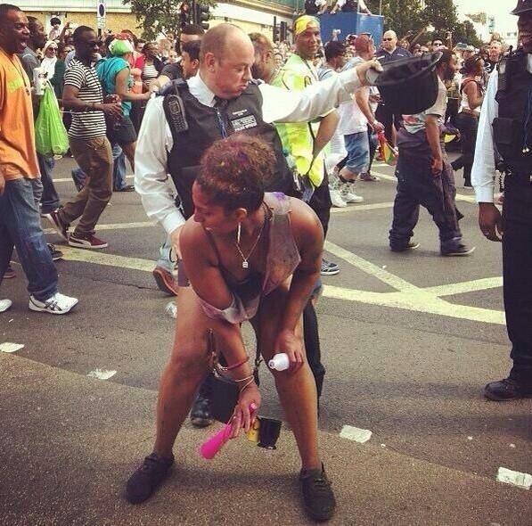 Pic #2 - British police at Notting Hill Carnival