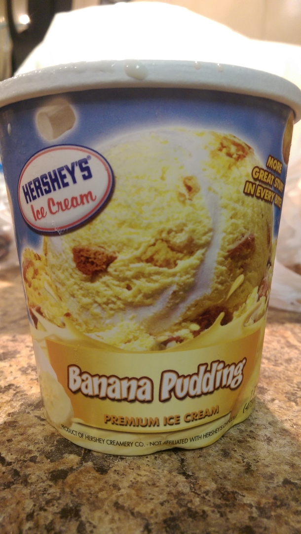 Pic #2 - Ice-cream looks yellow on package is really white