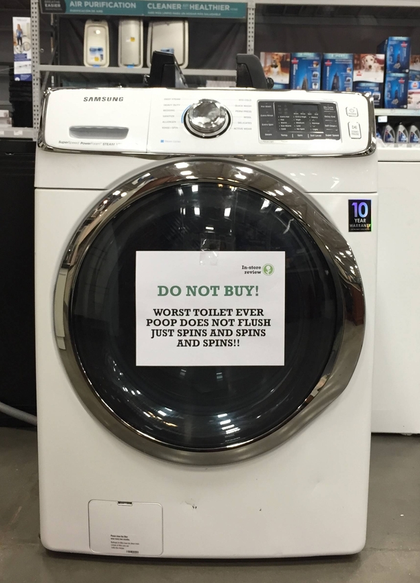 Pic #2 - In-Store Appliance Reviews