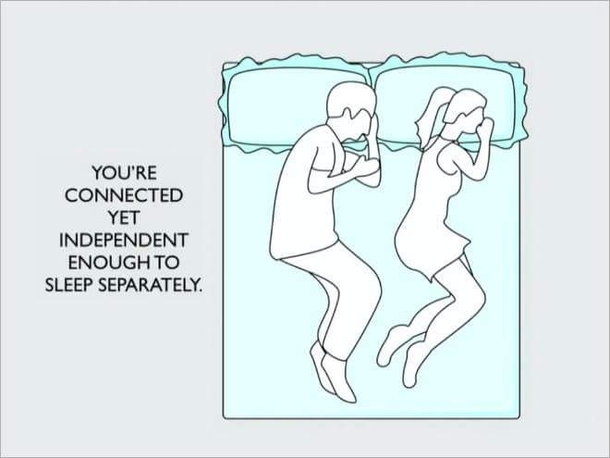 Pic #2 - What your sleeping positions say about your relationship