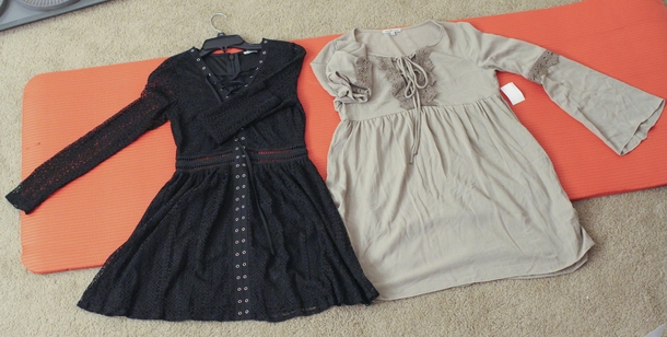 Pic #3 - Charlotte Russe lace-up babydoll dress
