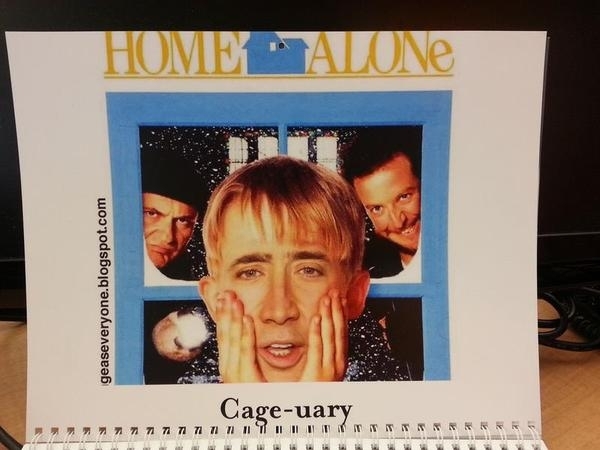 Pic #3 - My coworkers werent sure how to react to my custom-made  calendar