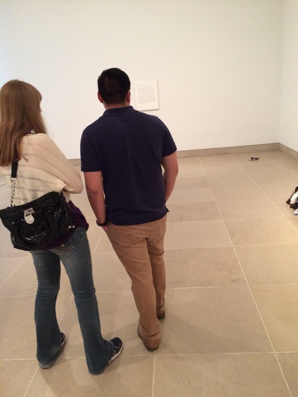 Pic #4 - my friend and i set his watch and sunglasses down in an abstract art exhibit at the DMA