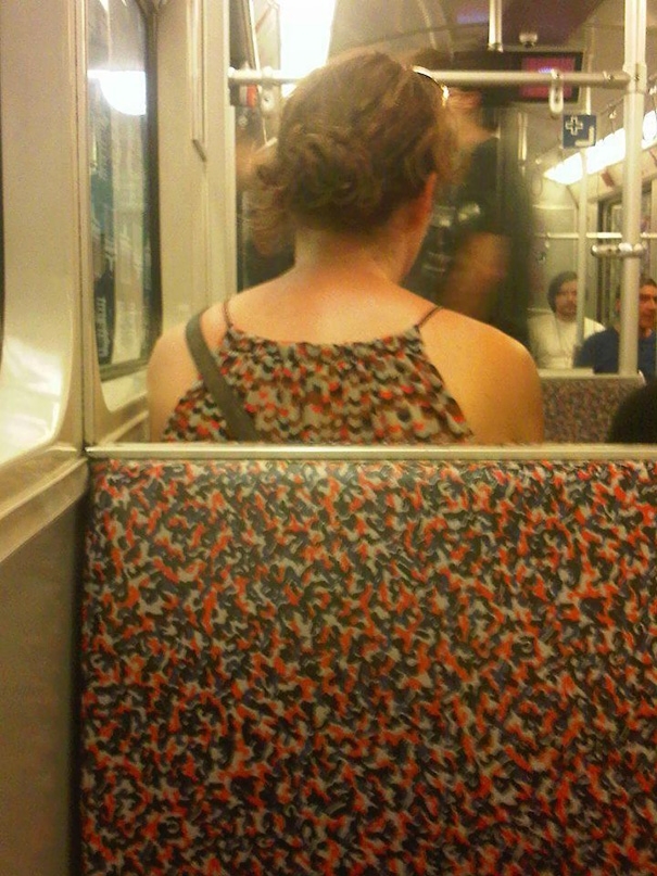 Pic #4 - People who accidentally dressed like their surroundings