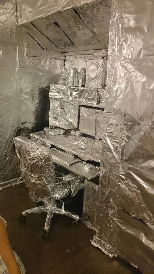 Pic #5 - I foiled my twins bedroom while he was on vacation