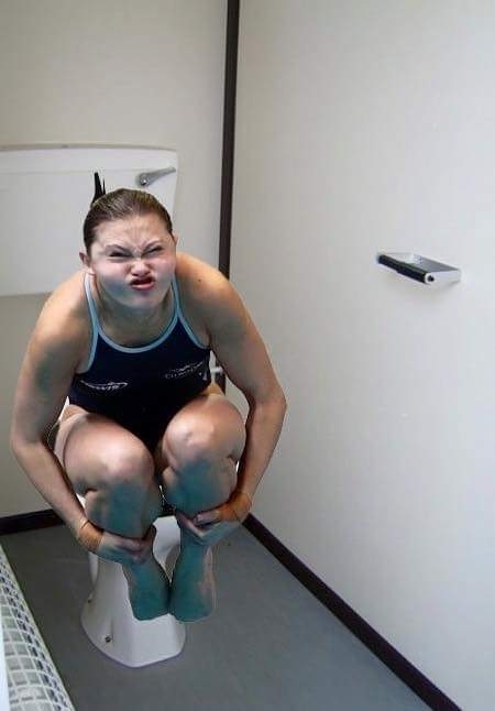 Pic #6 - Olympic divers on the toilet