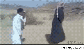 Pranking in the desert
