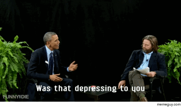 President Obama trollface on Between Two Ferns