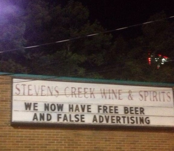Pretty funny liquor store sign I found in South Carolina