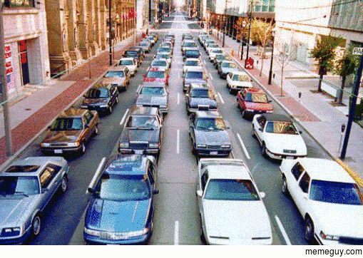 Public transit VS gridlock 