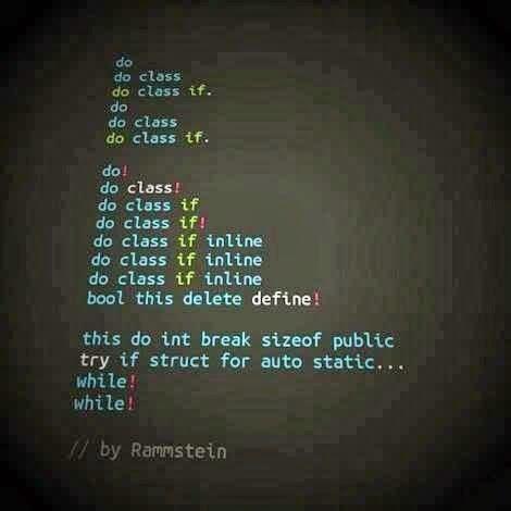 Rammstein coding 