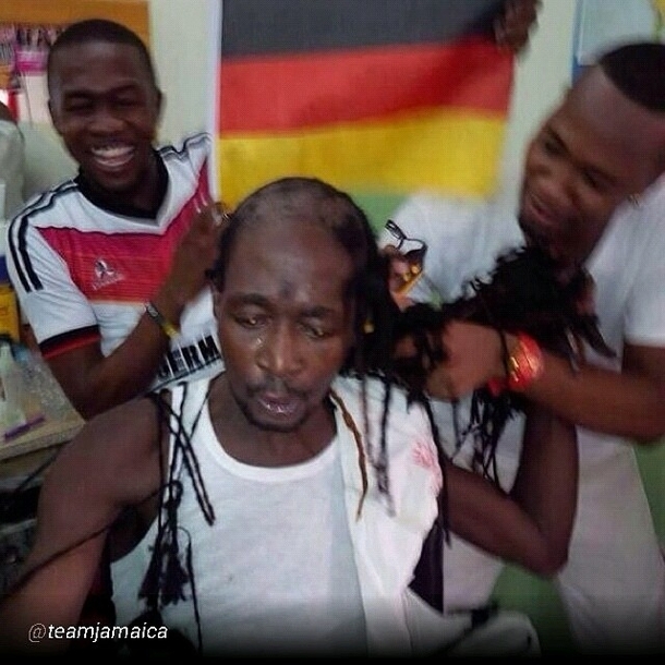Rastafarian man to friends If Argentina lose Ill cut off me locks and the rest is history