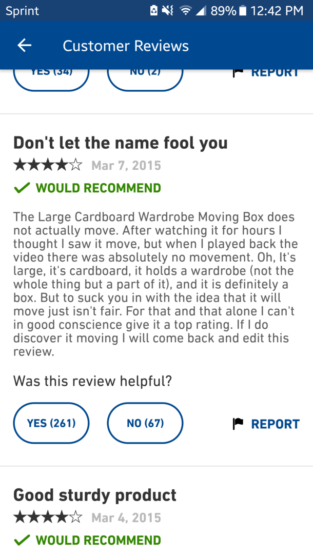 Recently moved found this review on Lowes wardrobe boxes