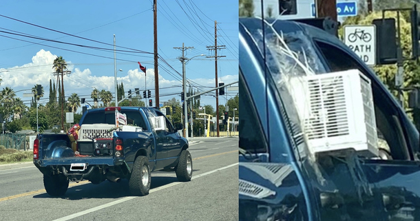 Redneck engineering spotted in California