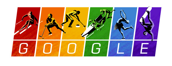 Remember how Russia passed an anti-gay law Check out the colors of todays Google Doodle for the Winter Games