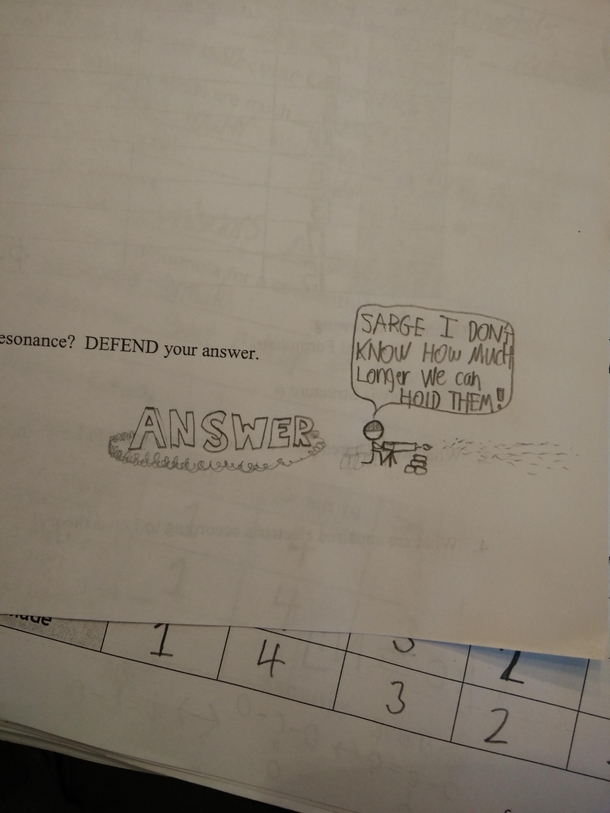 Saw the directions on my Chemistry Worksheet and couldnt resist
