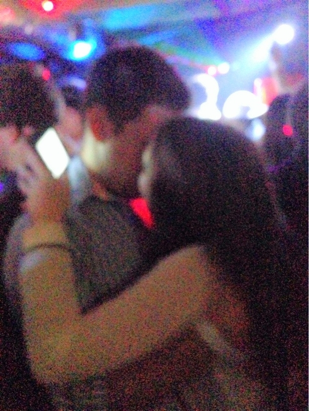 Saw this girl at the bars last night texting behind this guys back while making out