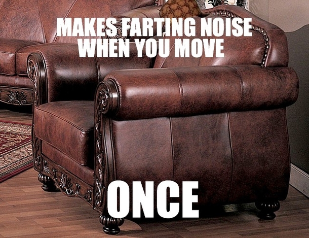 Scumbag leather chair