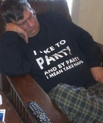 Seems like this guy really likes to party hard