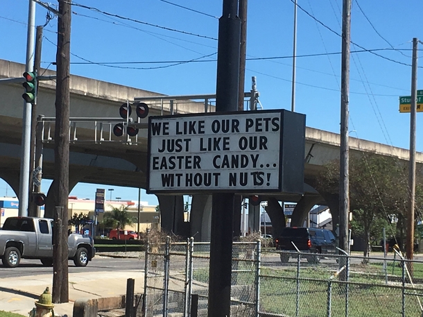 Seen at a vet in New Orleans