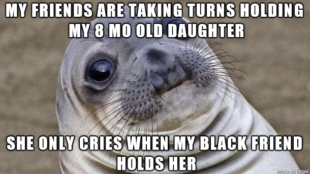 She does this every time I feel so bad when I see the look on my friends face