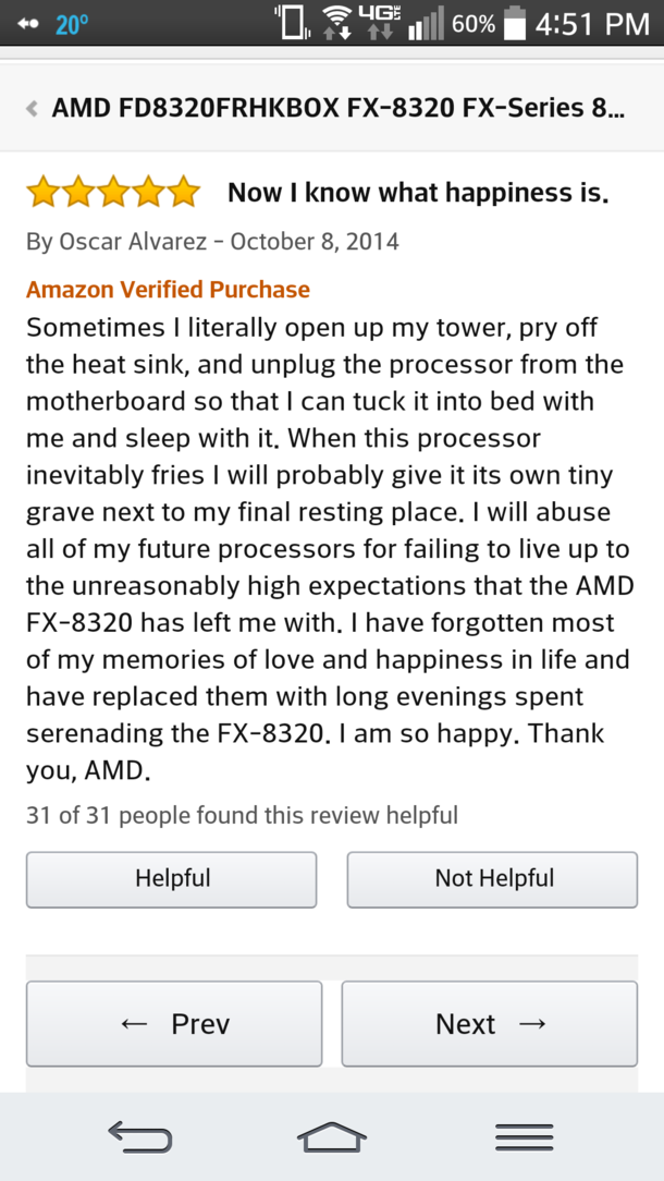 Shopping for a new CPU and was reading reviews think Im sold