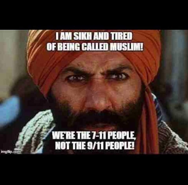 Sikh and tired of being called Muslim
