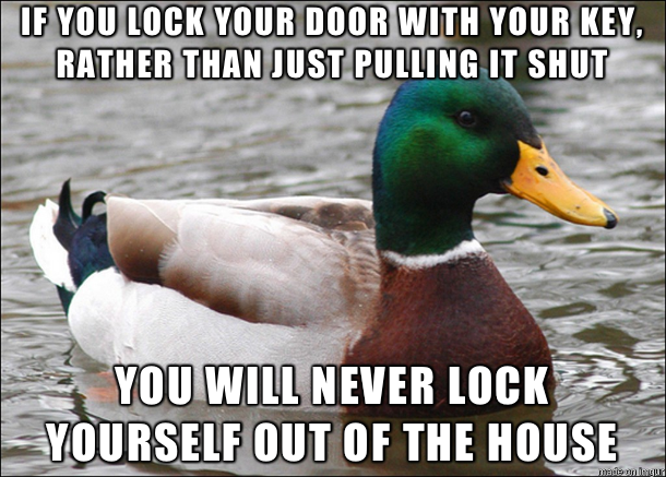 Simple advice from my first landlord