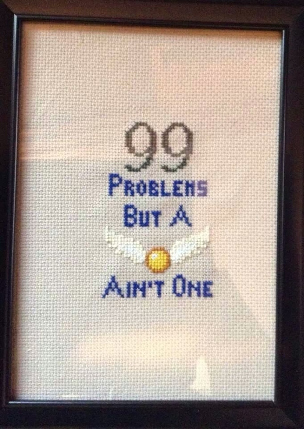 Sister-in-law made another cross-stitch Harry Potter fans will enjoy this one