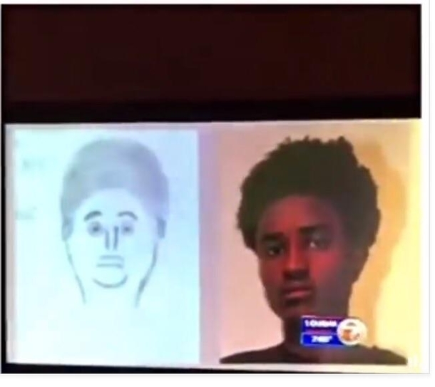 Sketch that led to his arrest