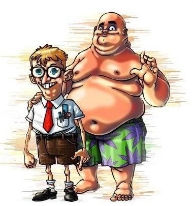 Spongebob and Patric as humans
