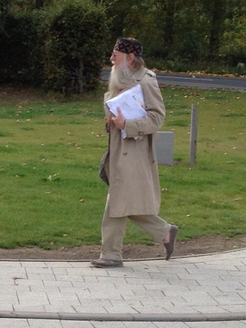 Spotted dumbledore at my university