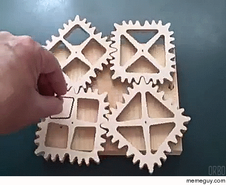 Square gears