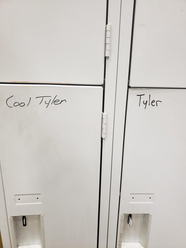 Started a new job recently and theres another Tyler in my department Had to differentiate myself